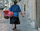 blomstersaelgerske i rom